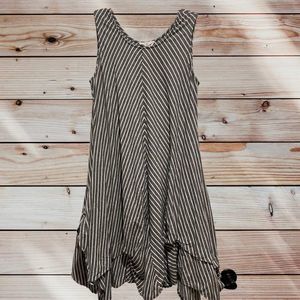 Neon Buddha Soft Tank Dress Asymmetric Bustled Bottom Medium Loose Fit Midi